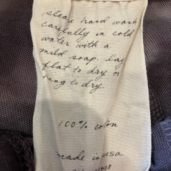 Raquel Allegra Easy Pants 100% Cotton EUC Size 2 - Picture 5 of 11